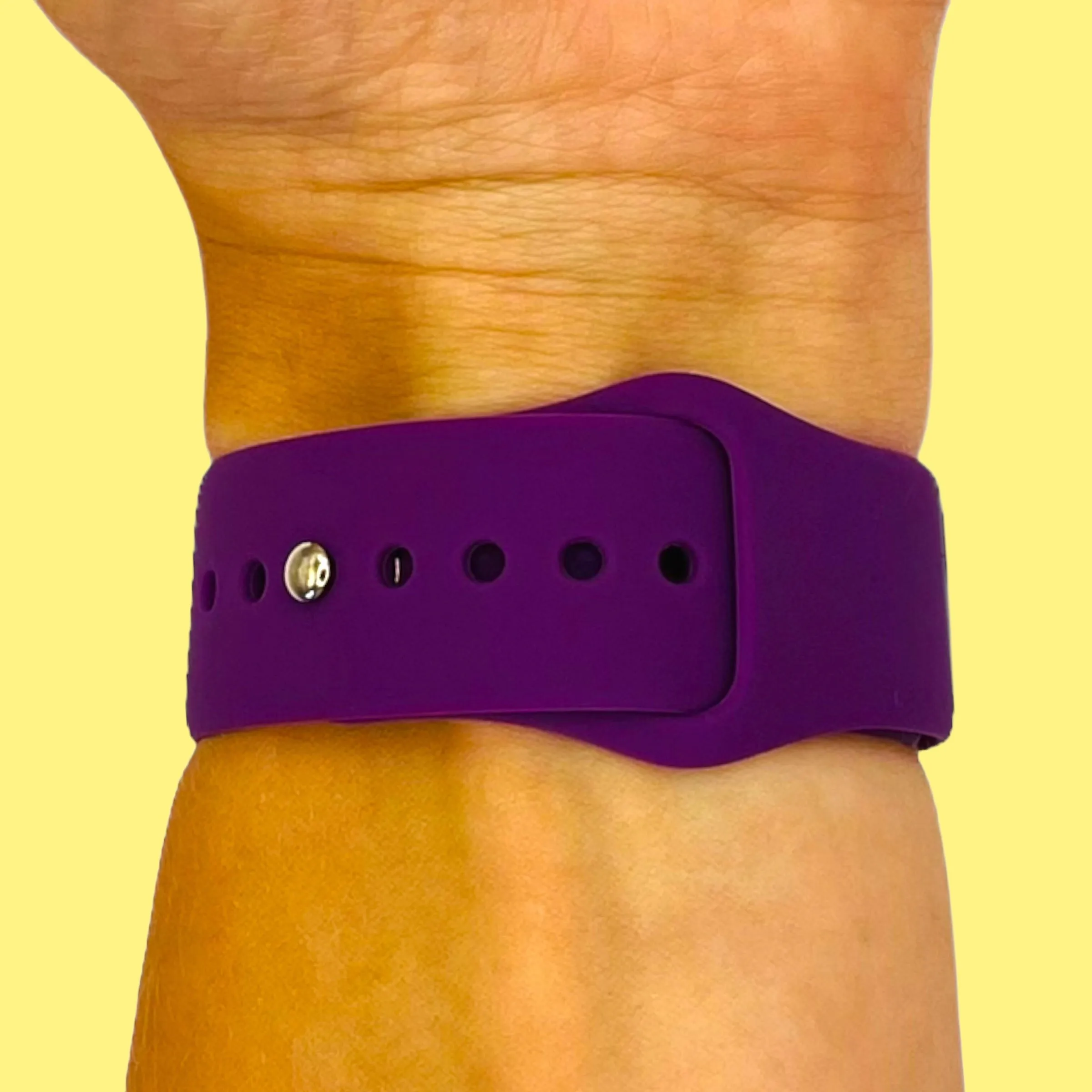 Silicone Button Style Watch Straps Compatible with Ryze Flex Smart Watch