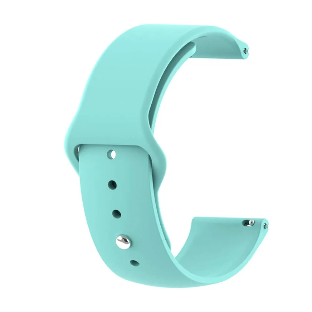 Silicone Button Style Watch Straps Compatible with Ryze Flex Smart Watch