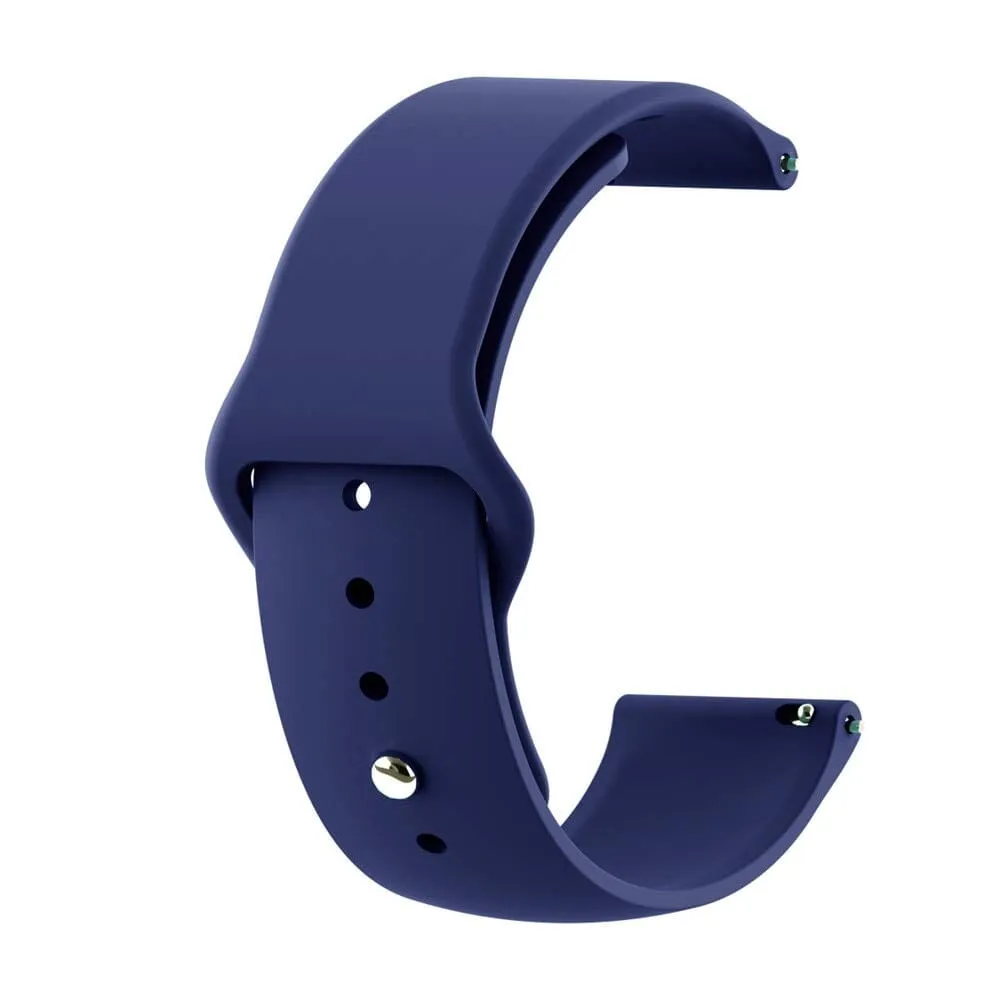 Silicone Button Style Watch Straps Compatible with Ryze Flex Smart Watch