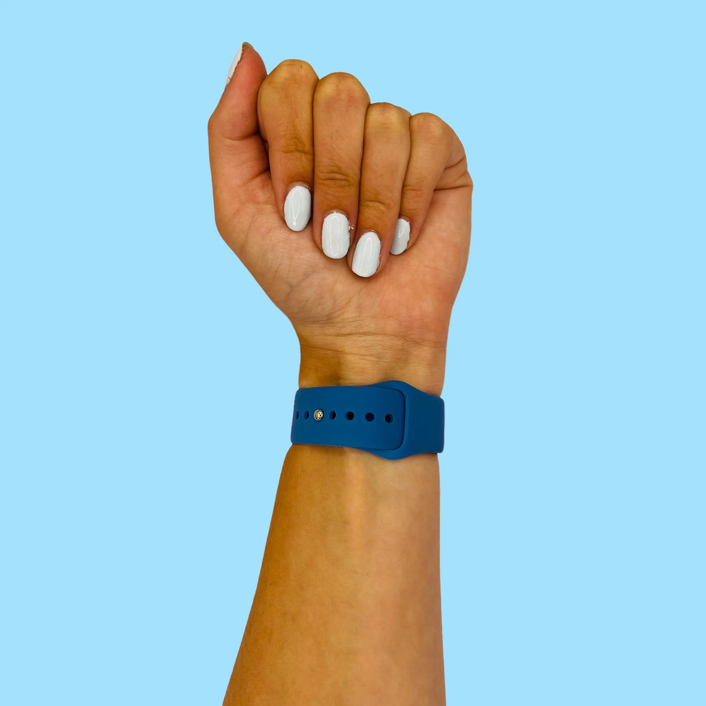 Silicone Button Style Watch Straps Compatible with Ryze Flex Smart Watch