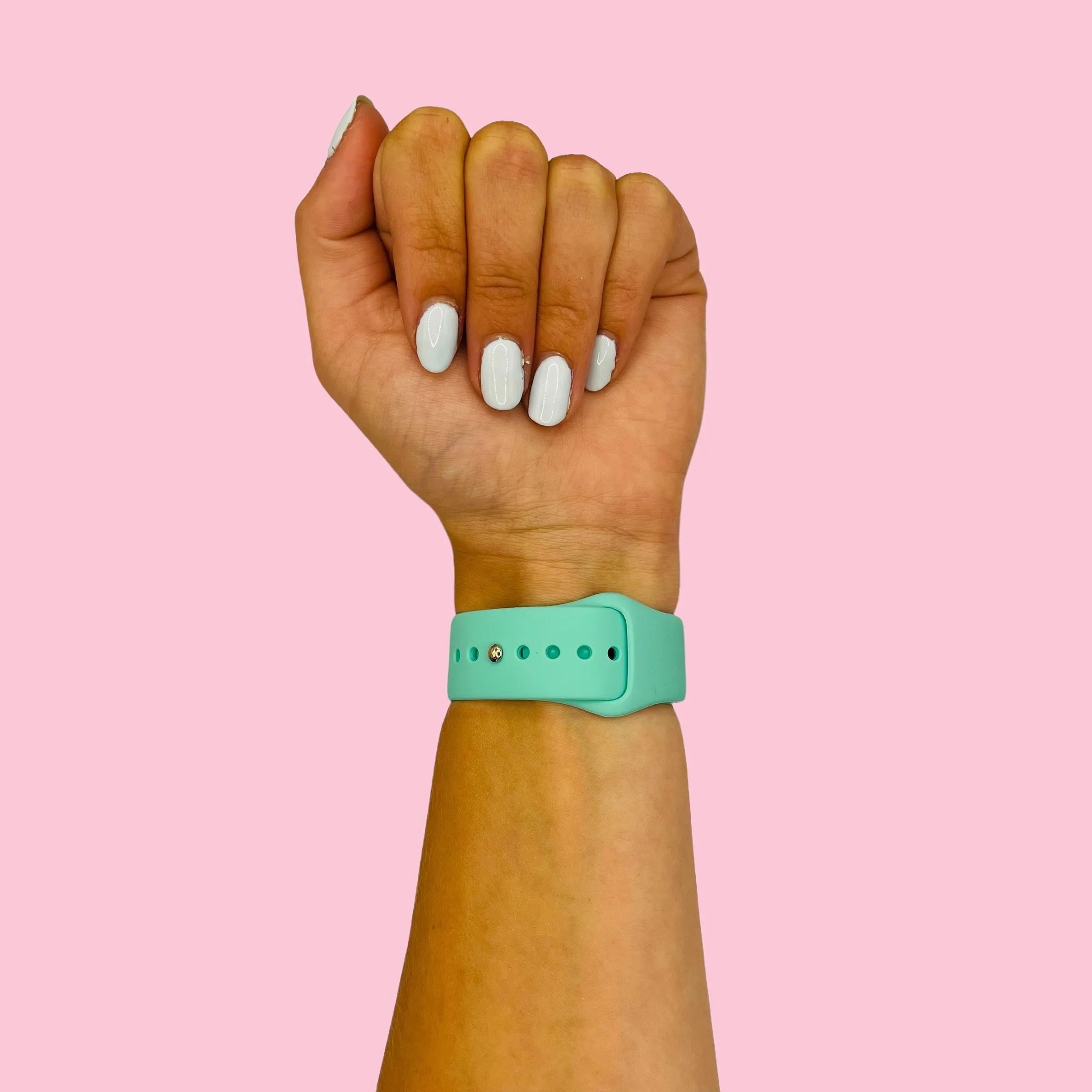 Silicone Button Style Watch Straps Compatible with Ryze Flex Smart Watch