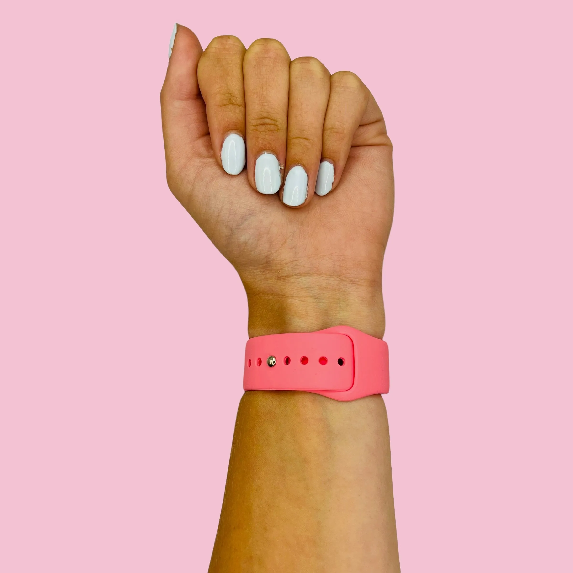 Silicone Button Style Watch Straps Compatible with Ryze Flex Smart Watch