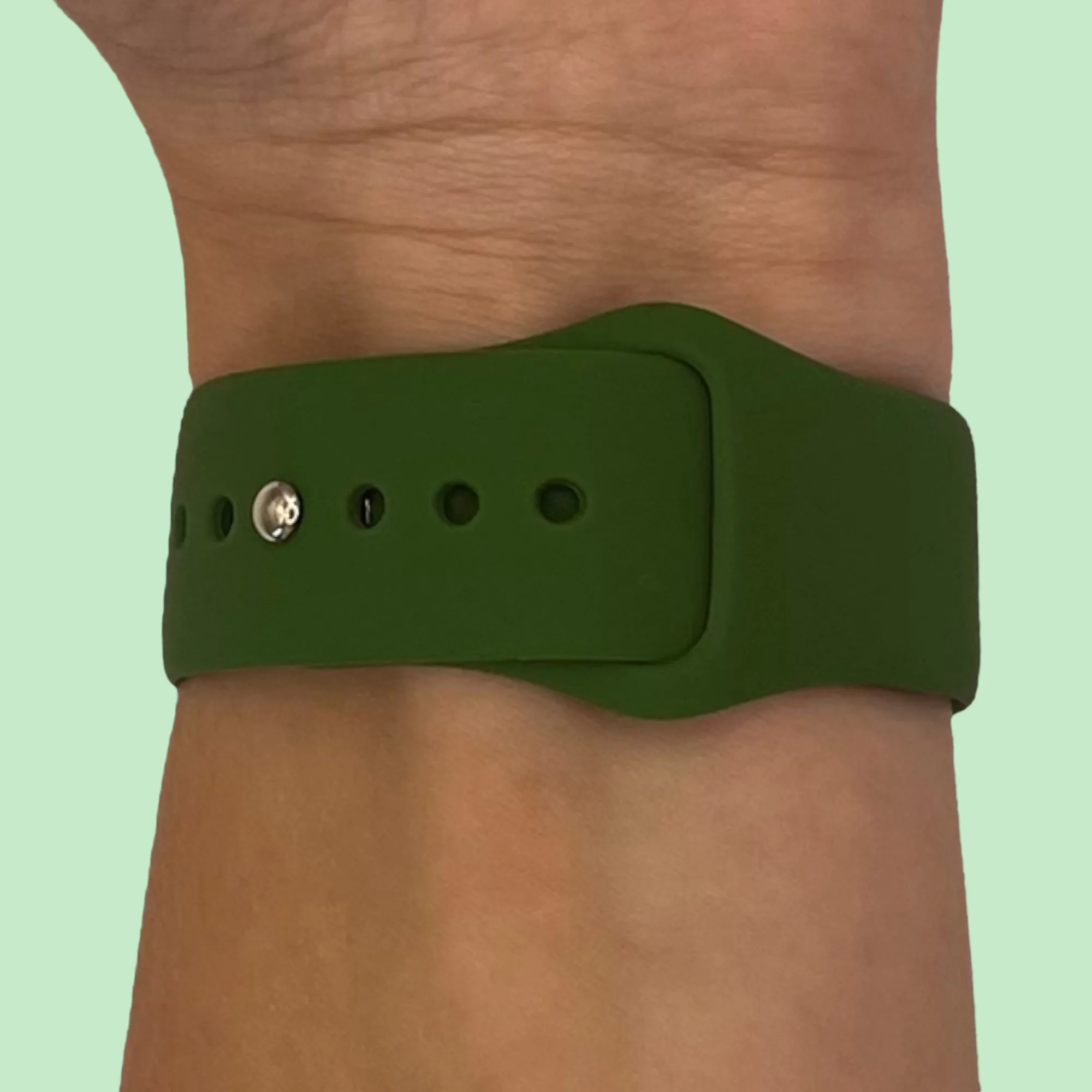 Silicone Button Style Watch Straps Compatible with Ryze Flex Smart Watch