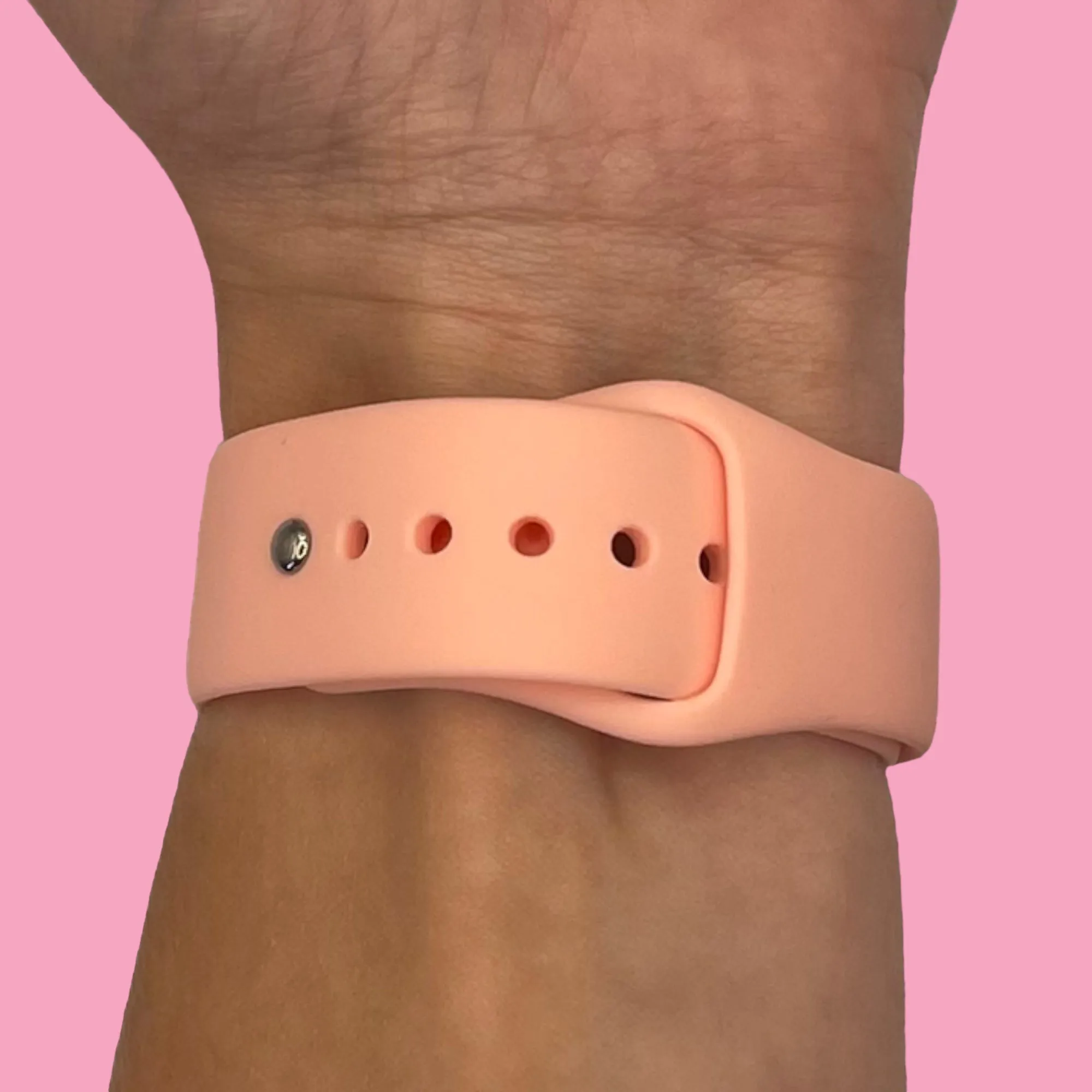 Silicone Button Style Watch Straps Compatible with Ryze Flex Smart Watch
