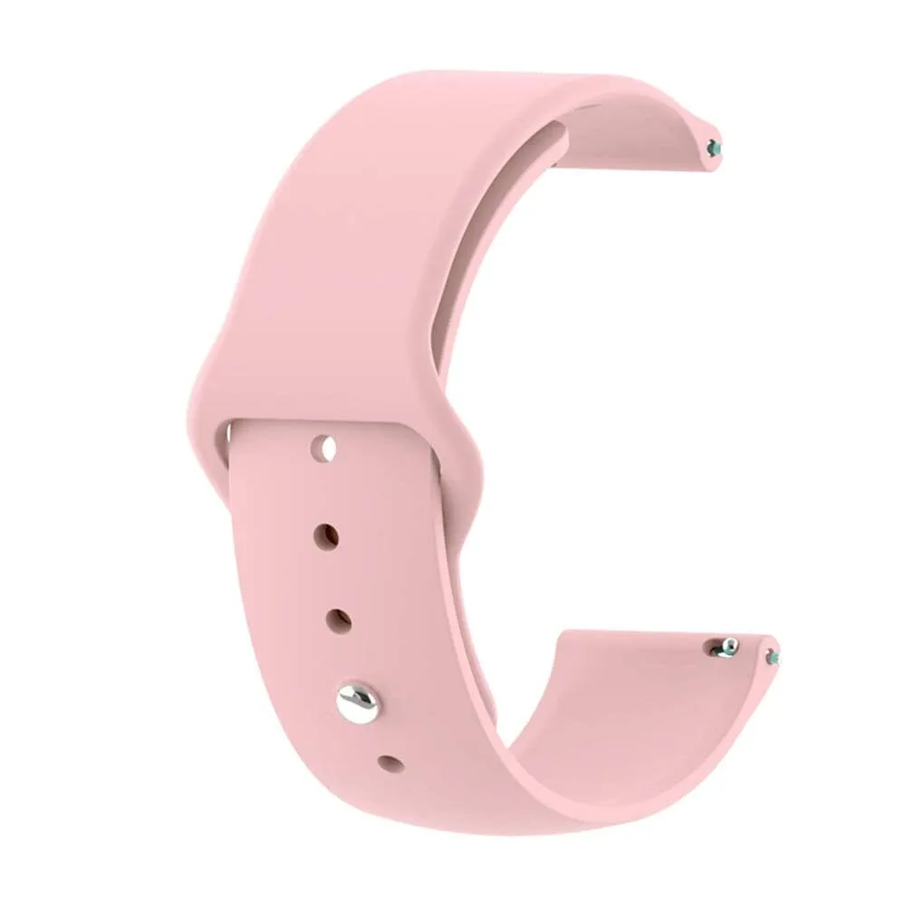 Silicone Button Style Watch Straps Compatible with Ryze Flex Smart Watch