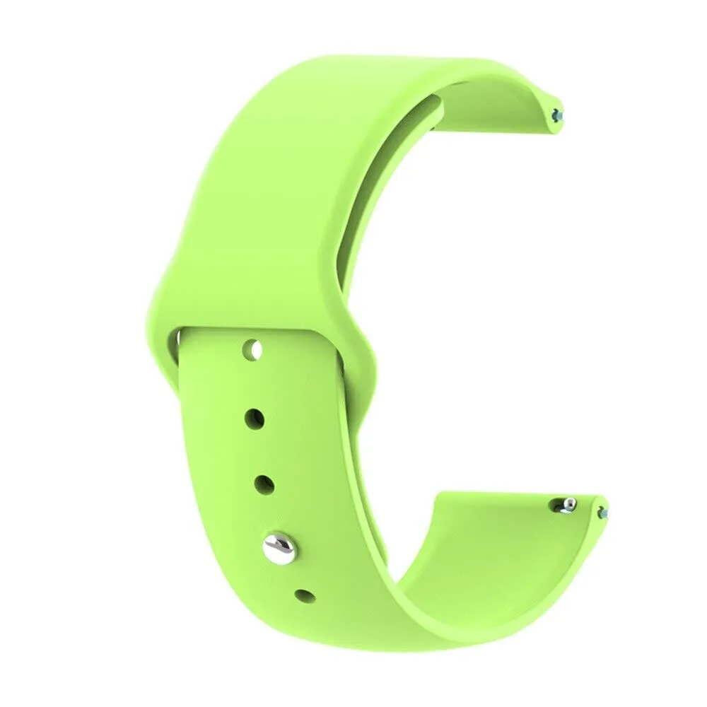 Silicone Button Style Watch Straps Compatible with Ryze Flex Smart Watch
