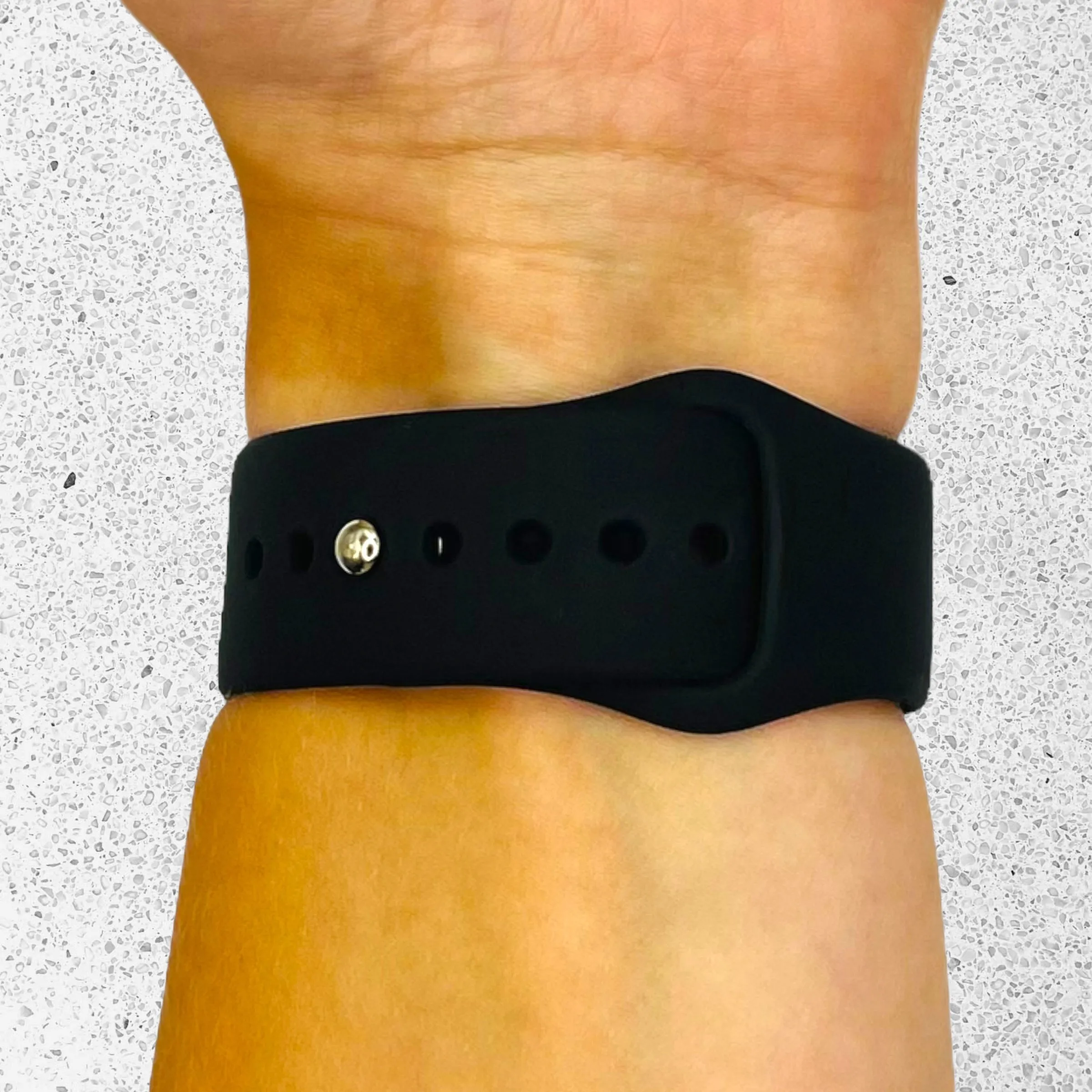 Silicone Button Style Watch Straps Compatible with Ryze Flex Smart Watch