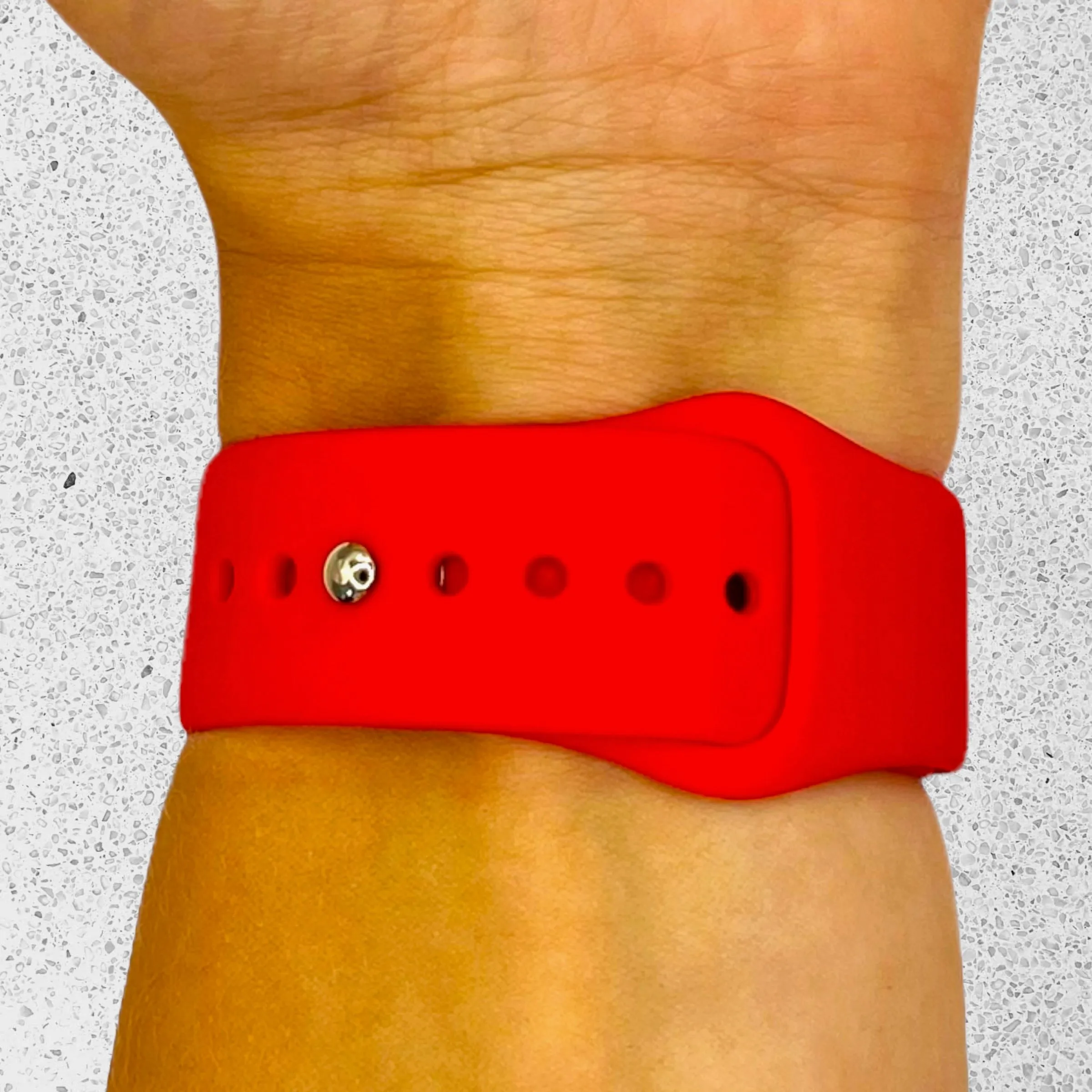Silicone Button Style Watch Straps Compatible with Ryze Flex Smart Watch