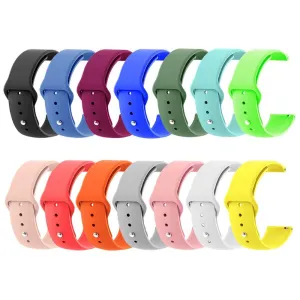 Silicone Button Style Watch Straps Compatible with Ryze Flex Smart Watch