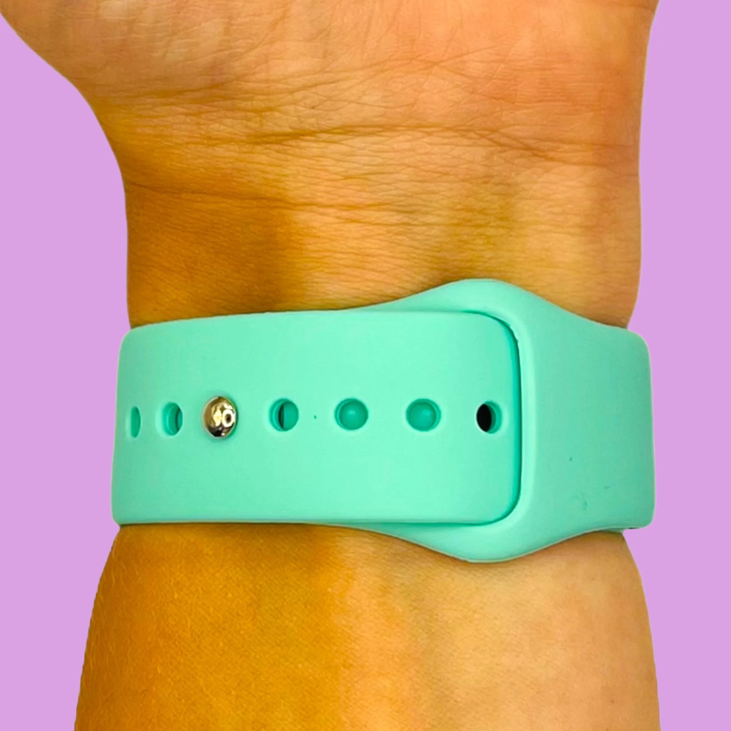 Silicone Button Style Watch Straps Compatible with Ryze Flex Smart Watch