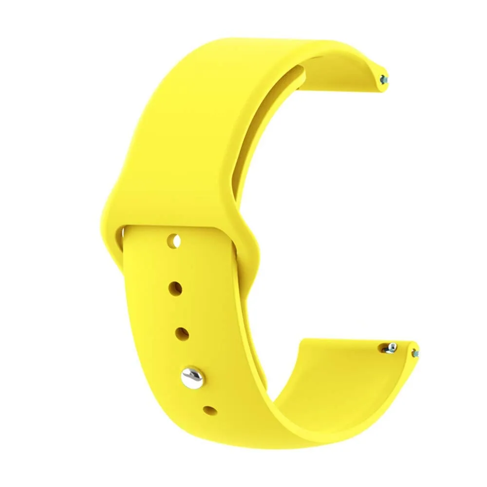 Silicone Button Style Watch Straps Compatible with Ryze Flex Smart Watch