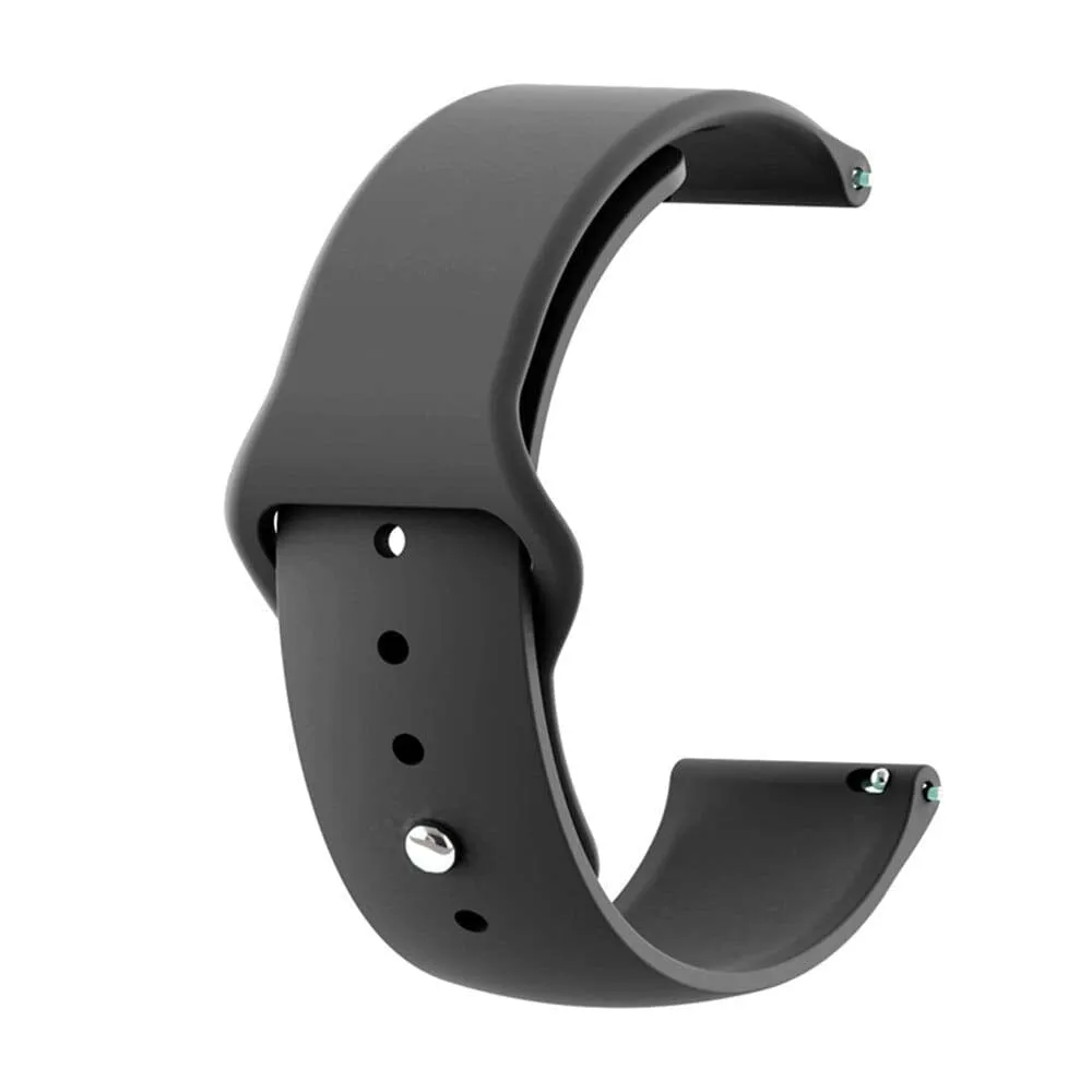 Silicone Button Style Watch Straps Compatible with Ryze Flex Smart Watch