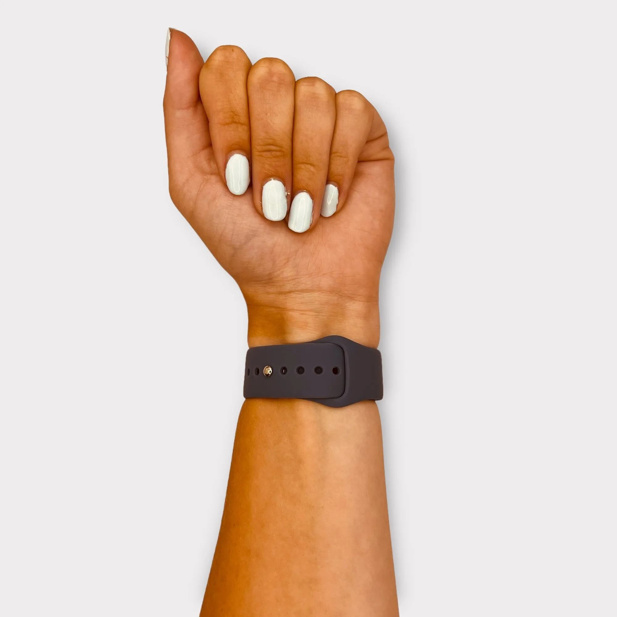 Silicone Button Style Watch Straps Compatible with Ryze Flex Smart Watch