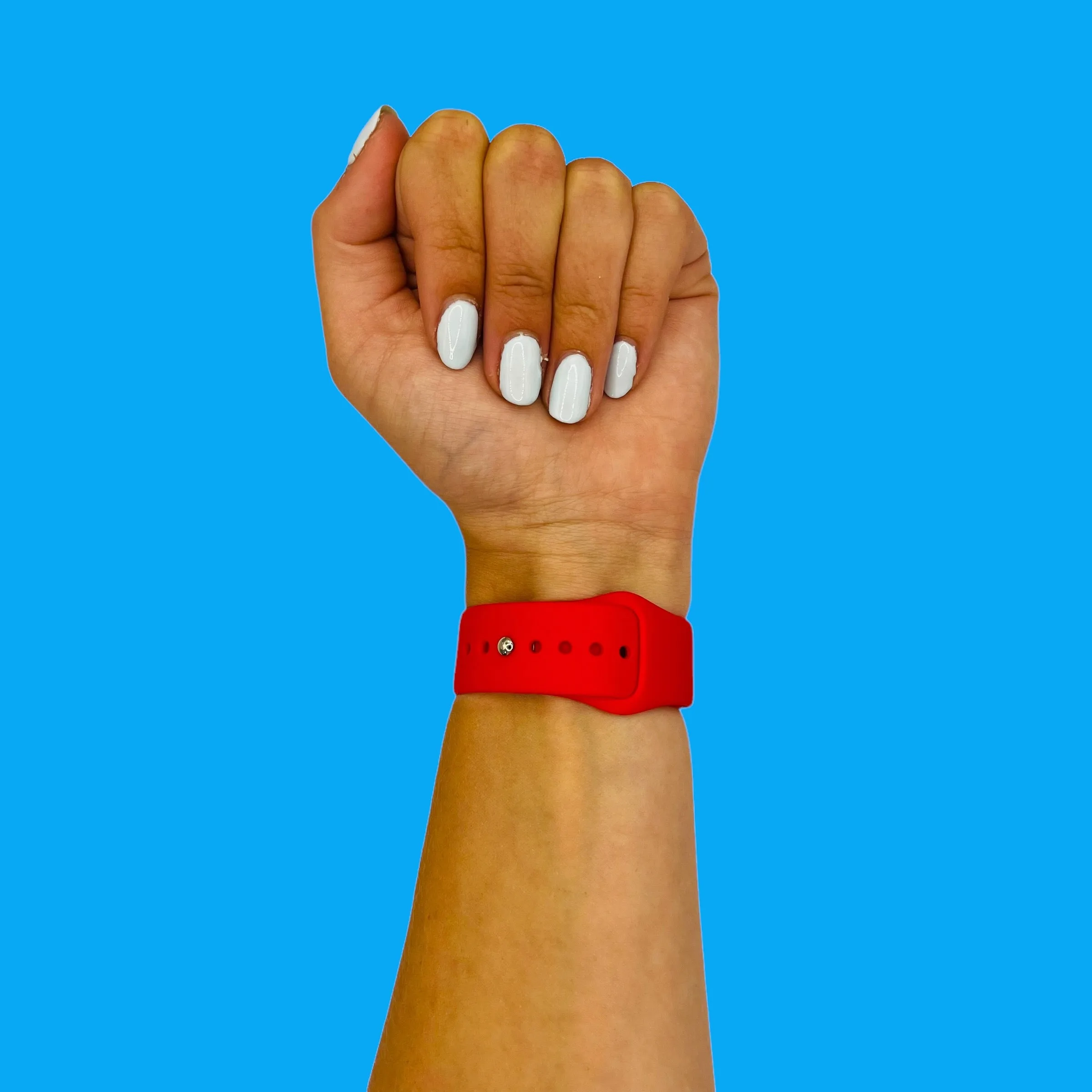 Silicone Button Style Watch Straps Compatible with Ryze Flex Smart Watch