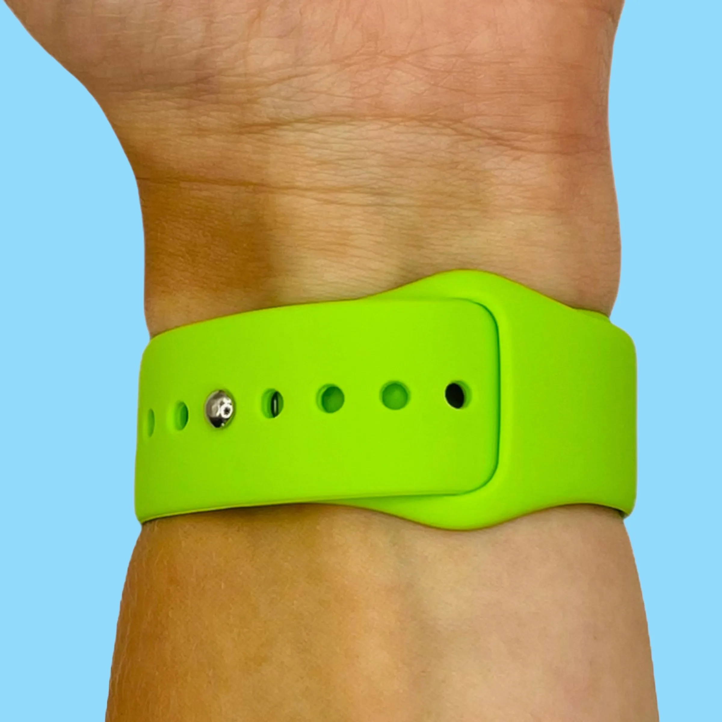 Silicone Button Style Watch Straps Compatible with Ryze Flex Smart Watch