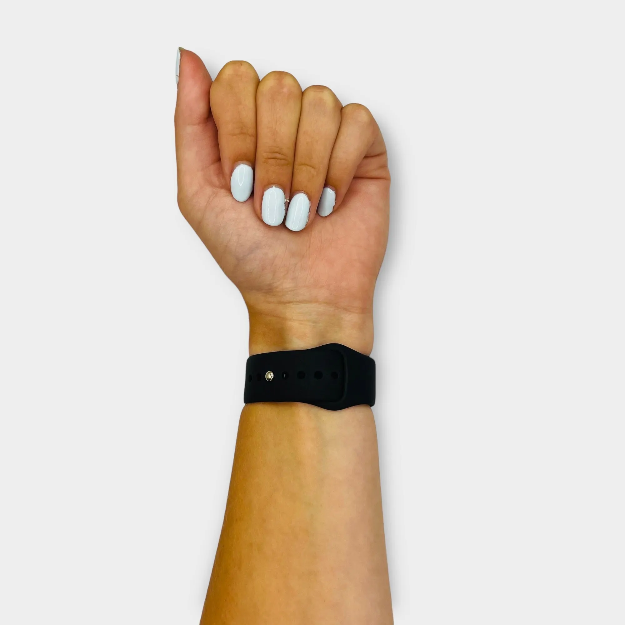 Silicone Button Style Watch Straps Compatible with Ryze Flex Smart Watch
