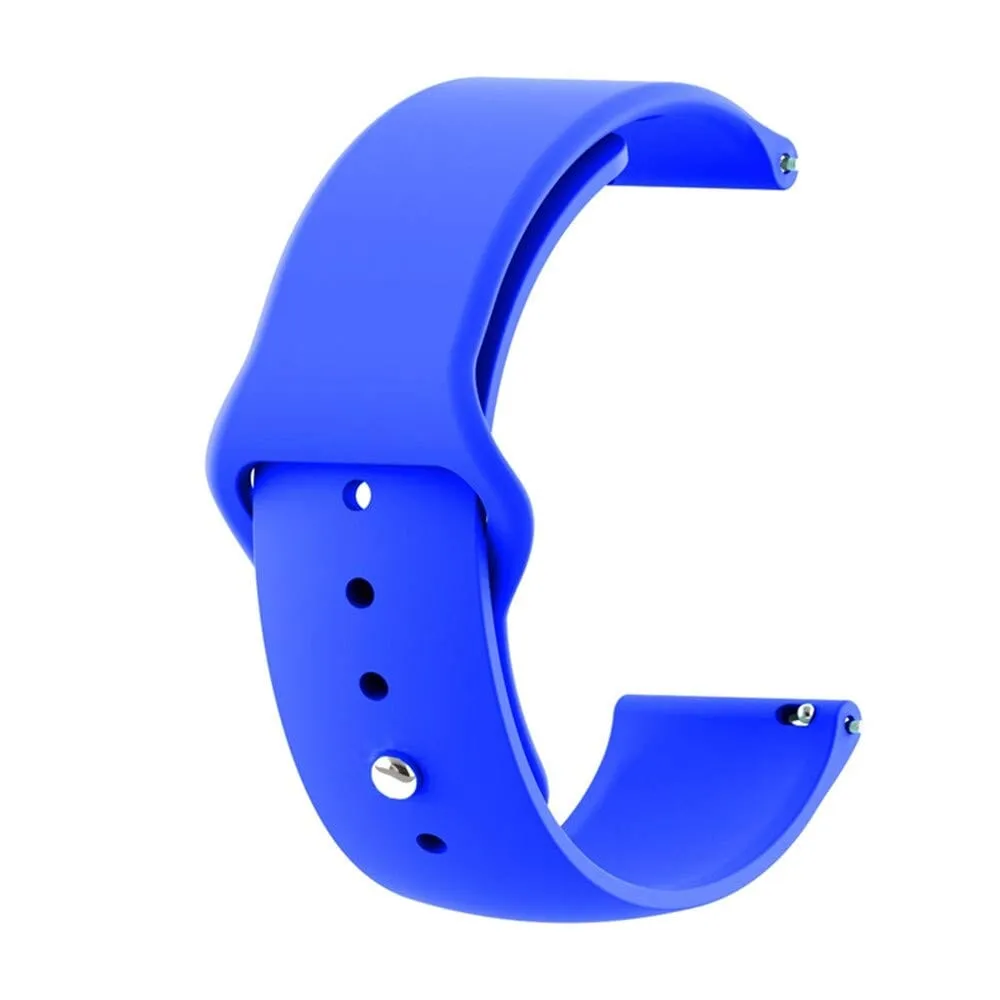 Silicone Button Style Watch Straps Compatible with Ryze Flex Smart Watch