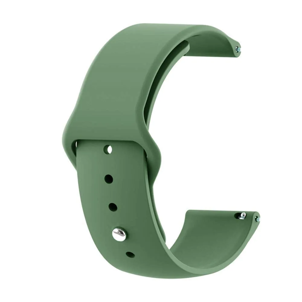 Silicone Button Style Watch Straps Compatible with Ryze Flex Smart Watch
