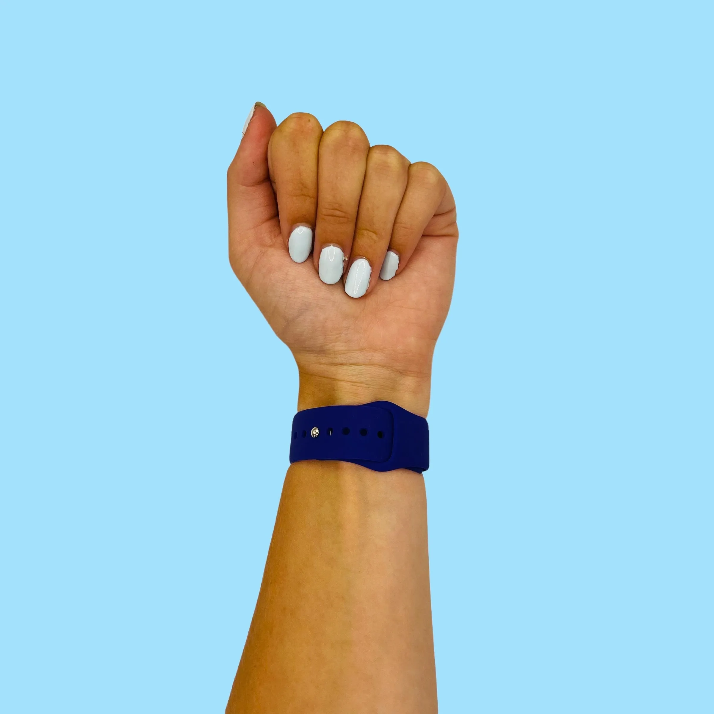 Silicone Button Style Watch Straps Compatible with Ryze Flex Smart Watch