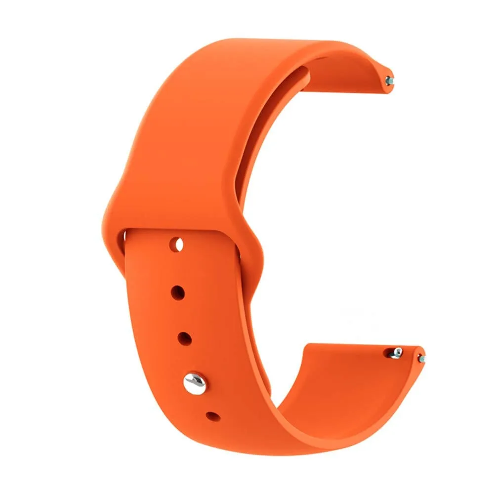 Silicone Button Style Watch Straps Compatible with Ryze Flex Smart Watch