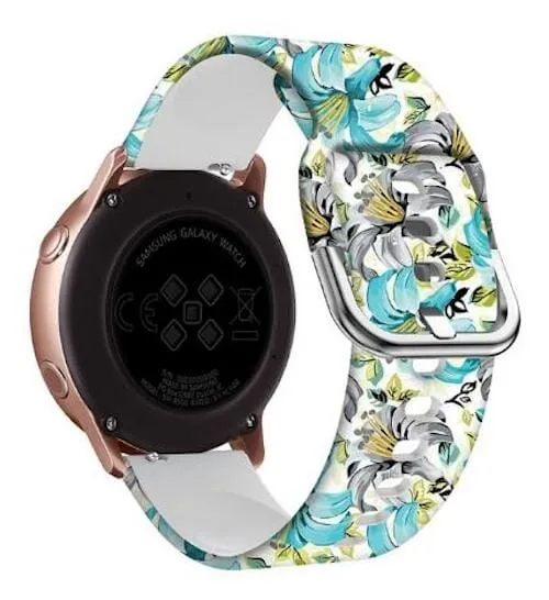Silicone Pattern Watch Straps compatible with the Ryze Evo Smart Watch