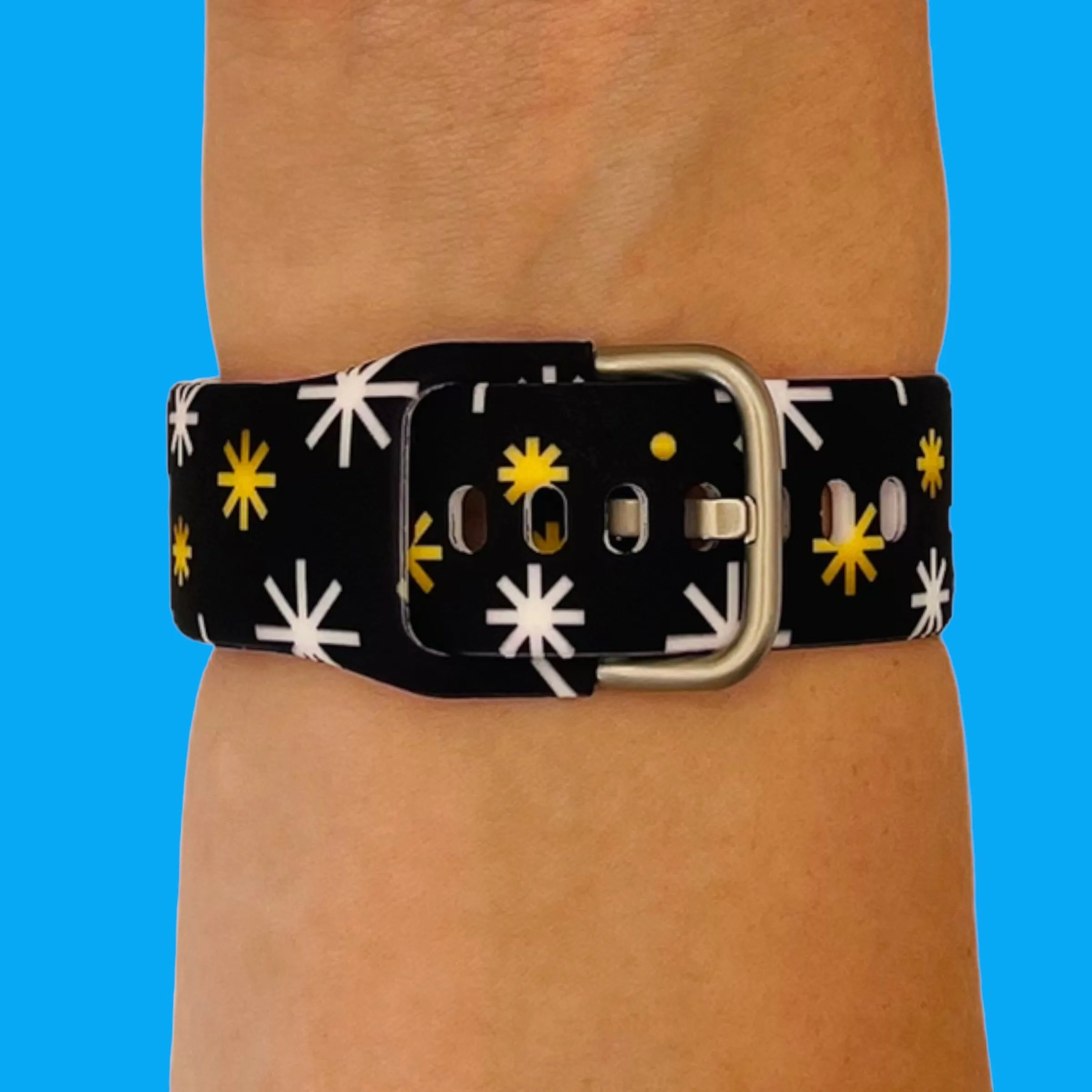 Silicone Pattern Watch Straps compatible with the Ryze Evo Smart Watch