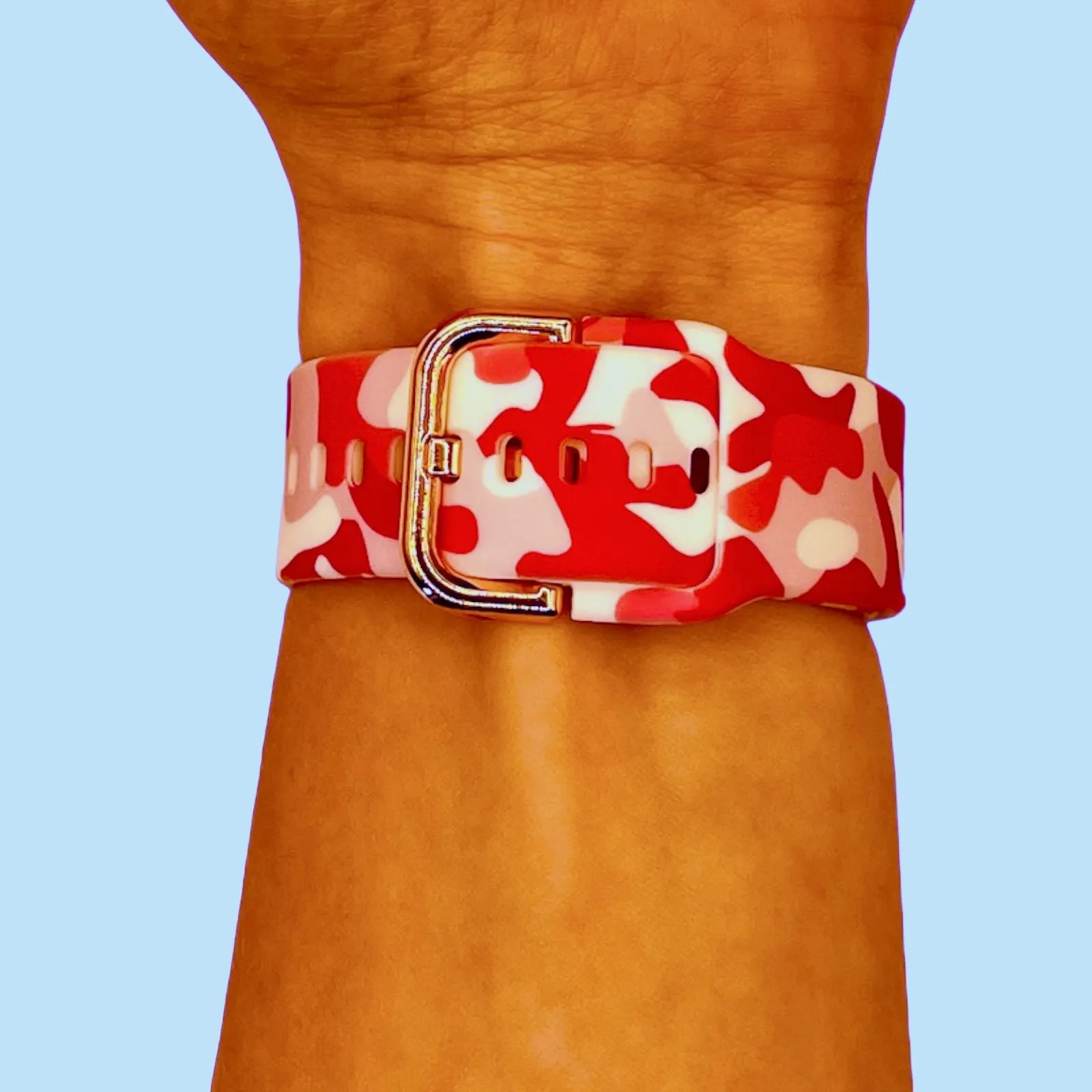 Silicone Pattern Watch Straps compatible with the Ryze Evo Smart Watch