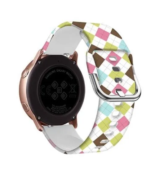 Silicone Pattern Watch Straps compatible with the Ryze Evo Smart Watch