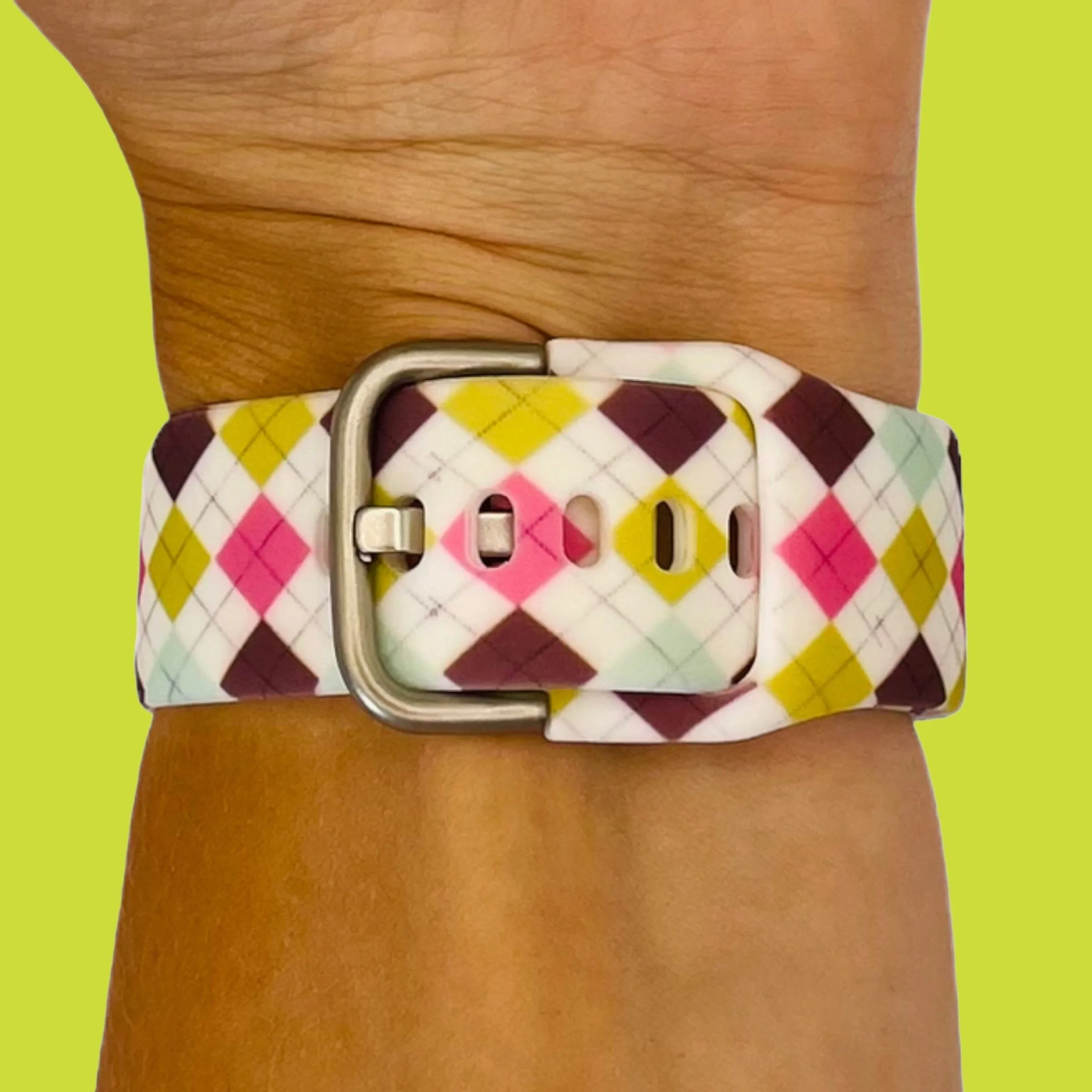 Silicone Pattern Watch Straps compatible with the Ryze Evo Smart Watch