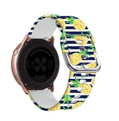Silicone Pattern Watch Straps compatible with the Ryze Evo Smart Watch