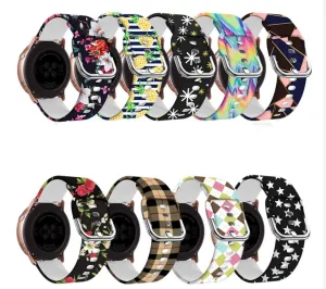Silicone Pattern Watch Straps compatible with the Ryze Evo Smart Watch