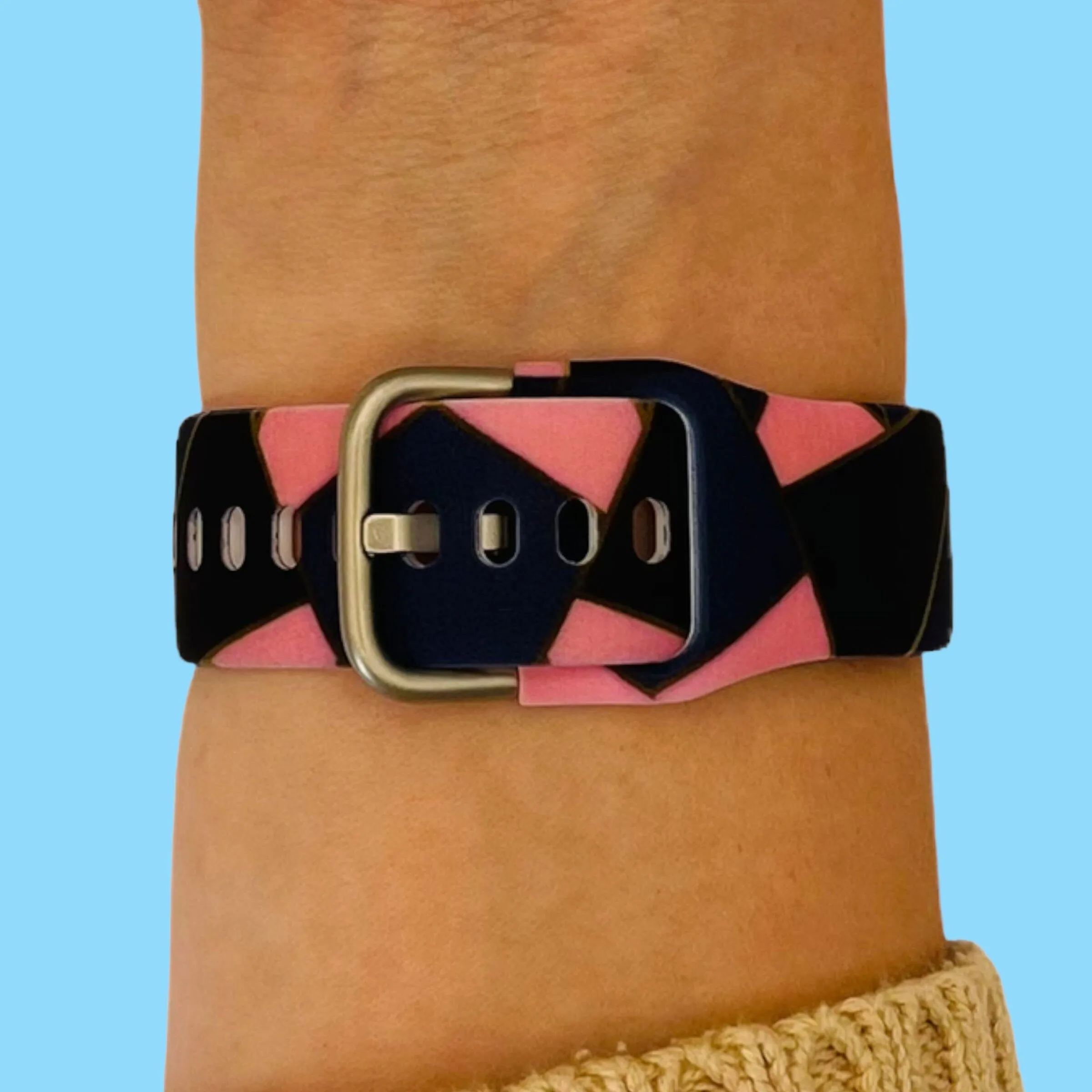 Silicone Pattern Watch Straps compatible with the Ryze Evo Smart Watch