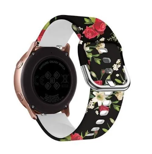 Silicone Pattern Watch Straps compatible with the Ryze Evo Smart Watch