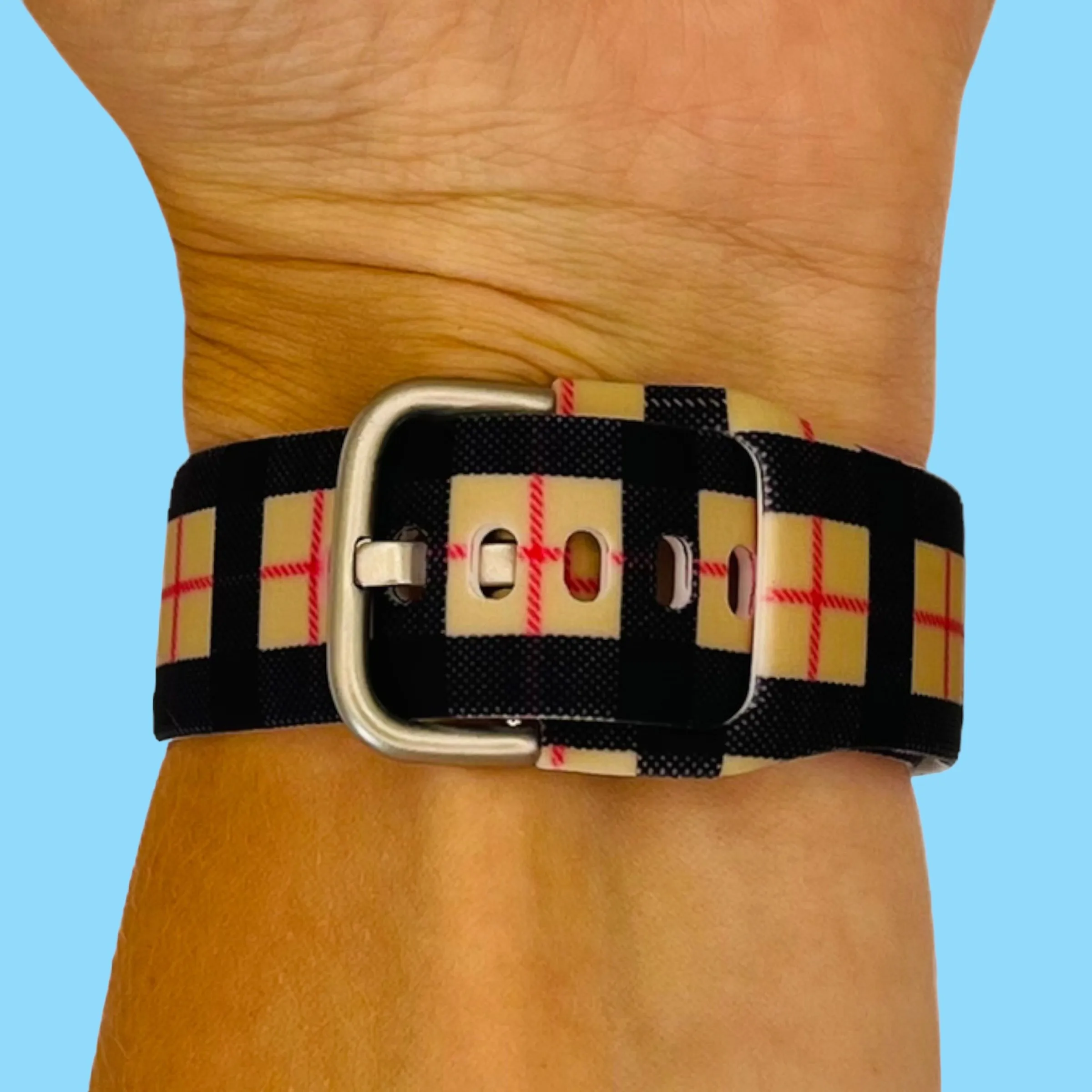 Silicone Pattern Watch Straps compatible with the Ryze Evo Smart Watch