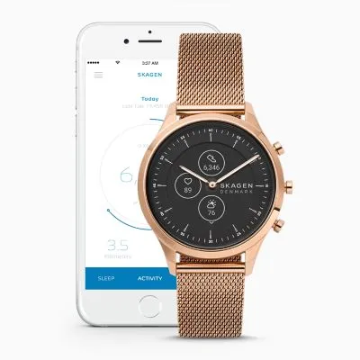 Skagen Jorn Hybrid Smartwatch HR - Rose Gold-Tone