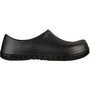 Skechers Men's 200072 Evaa Clogstith SR Slip Resistant Work Shoes Clogs Black