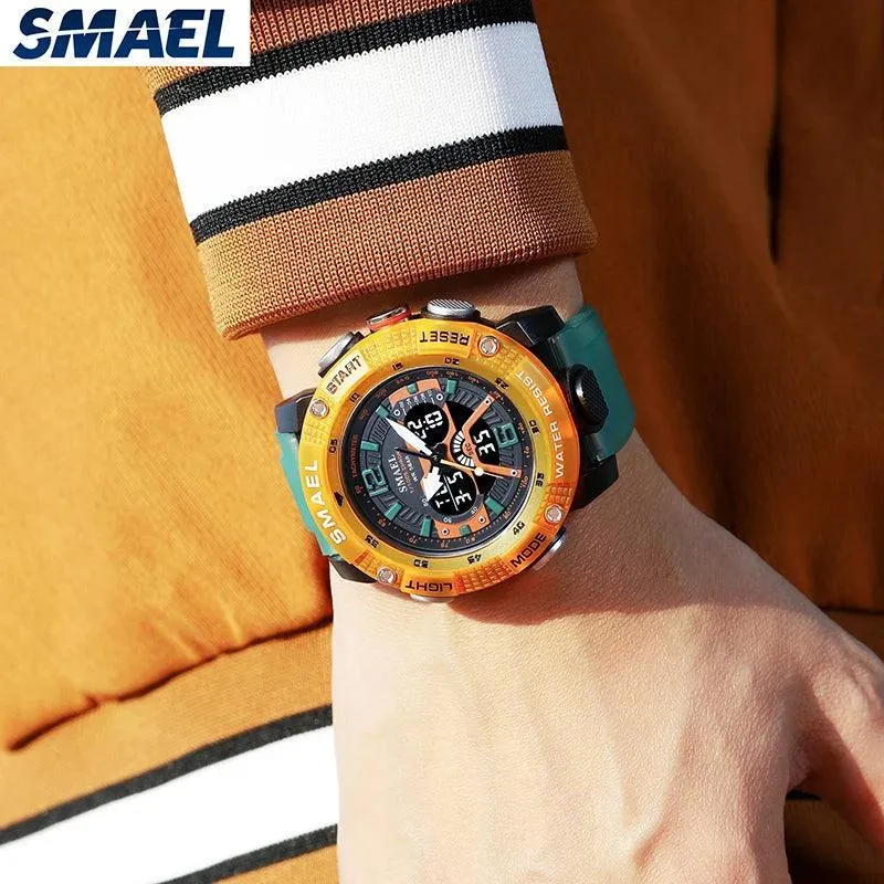 SMAEL Waterproof Chronograph Sport Watch: Durable Outdoor Timepiece
