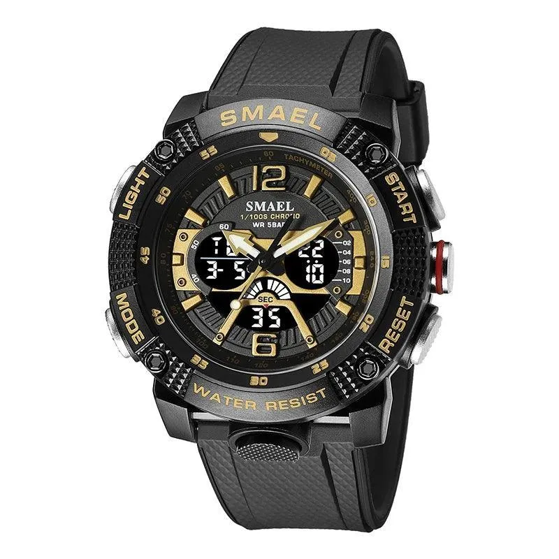 SMAEL Waterproof Chronograph Sport Watch: Durable Outdoor Timepiece