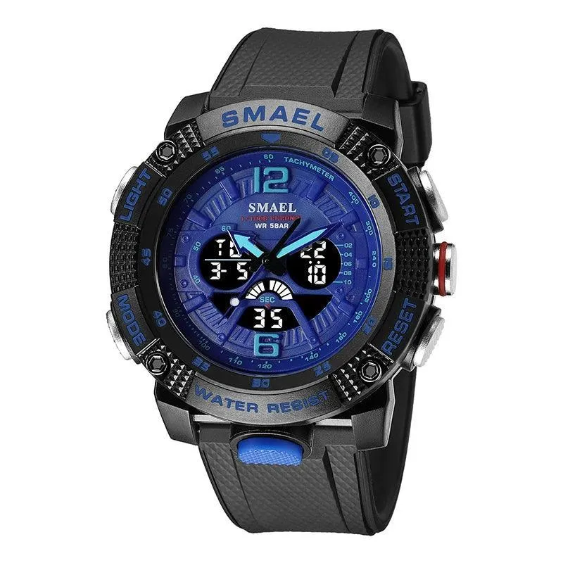 SMAEL Waterproof Chronograph Sport Watch: Durable Outdoor Timepiece