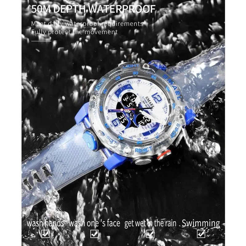 SMAEL Waterproof Chronograph Sport Watch: Durable Outdoor Timepiece