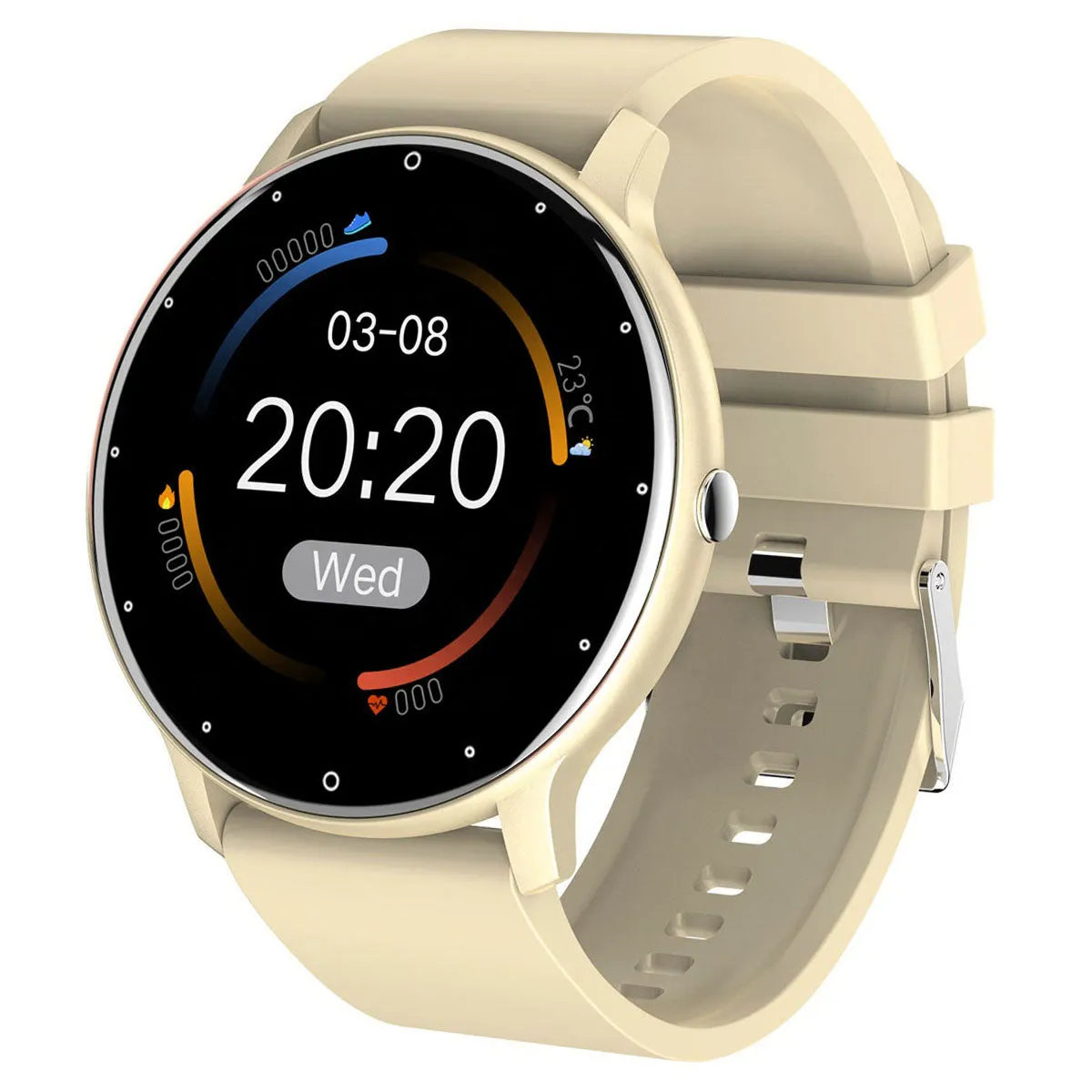 Smart Watch for Men Women Heart Rate, Blood Pressure, Sleep Monitoring, Long Battery Life