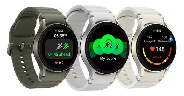 Smart Watch7 : 44mm Silver, Bluetooth   LTE | AI-Powered Smartwatch with Health Tracking | Dual GPS & Heart Monitor | 1-Year Warranty| Easy 15-Day Returns | Free Earbuds pro
