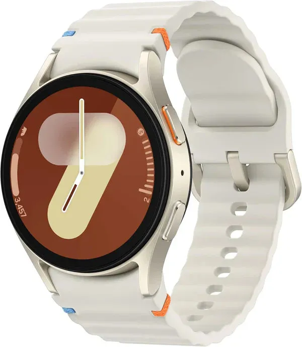 Smart Watch7 : 44mm Silver, Bluetooth   LTE | AI-Powered Smartwatch with Health Tracking | Dual GPS & Heart Monitor | 1-Year Warranty| Easy 15-Day Returns | Free Earbuds pro