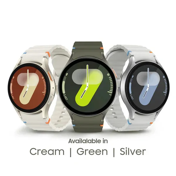 Smart Watch7 : 44mm Silver, Bluetooth   LTE | AI-Powered Smartwatch with Health Tracking | Dual GPS & Heart Monitor | 1-Year Warranty| Easy 15-Day Returns | Free Earbuds pro