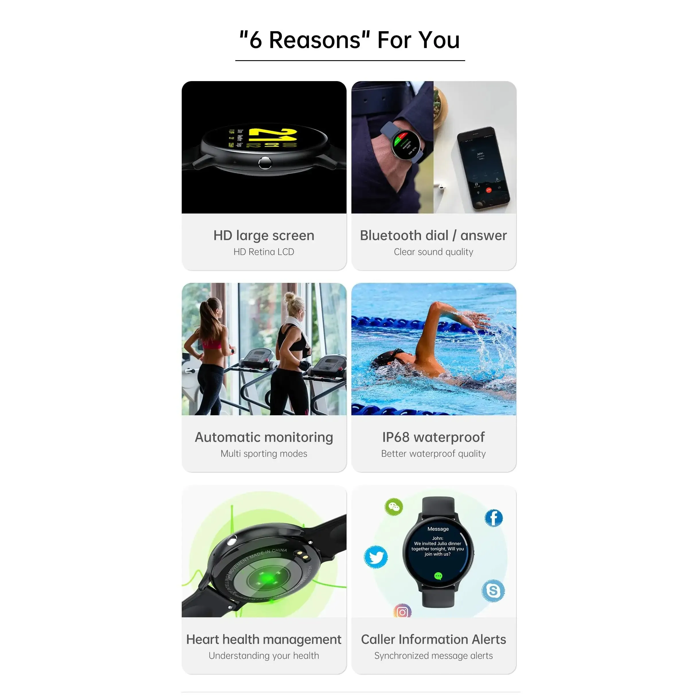 Smartwatch Waterproof 4G ROM