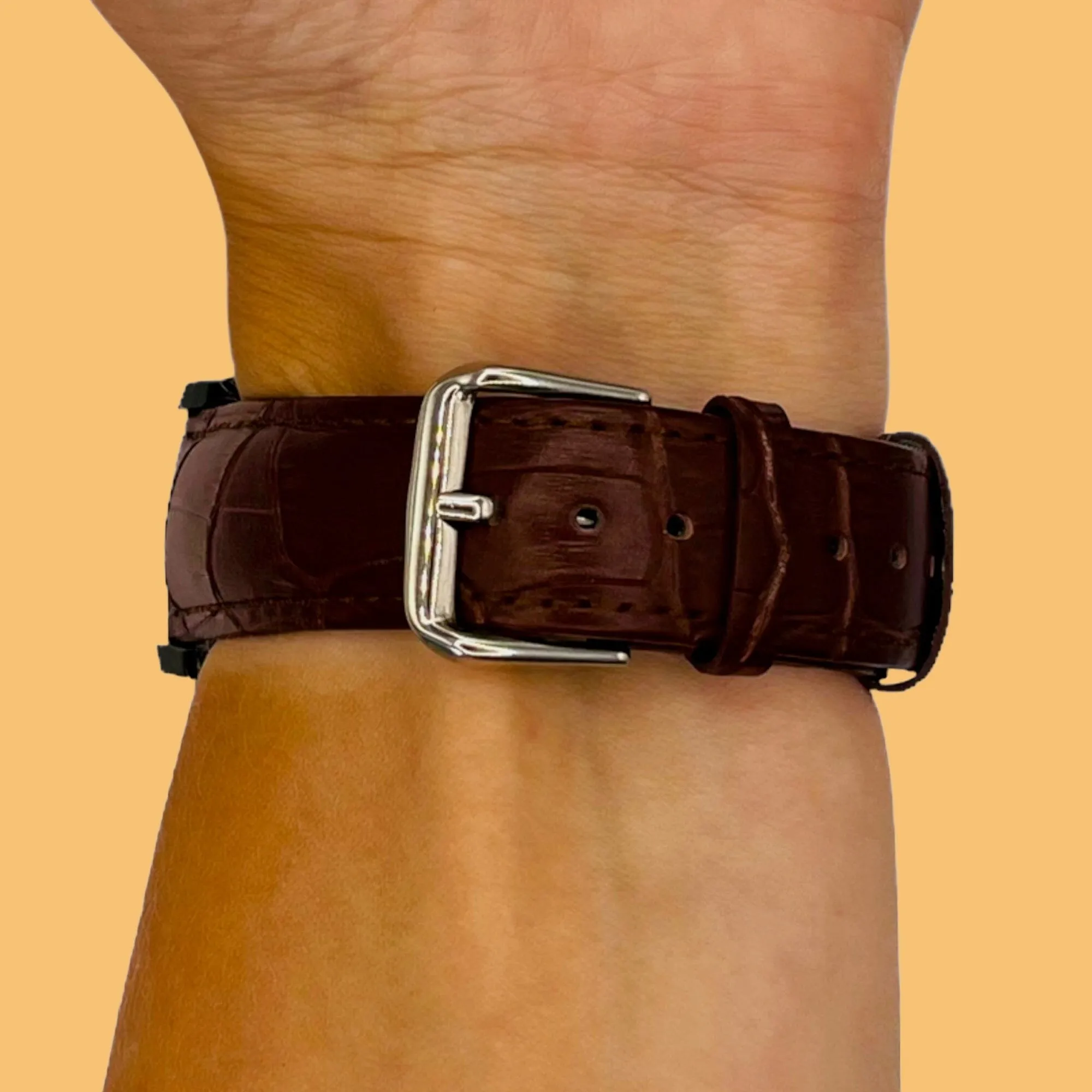 Snakeskin Leather Watch Straps Compatible with the Ryze Evo Smart Watch