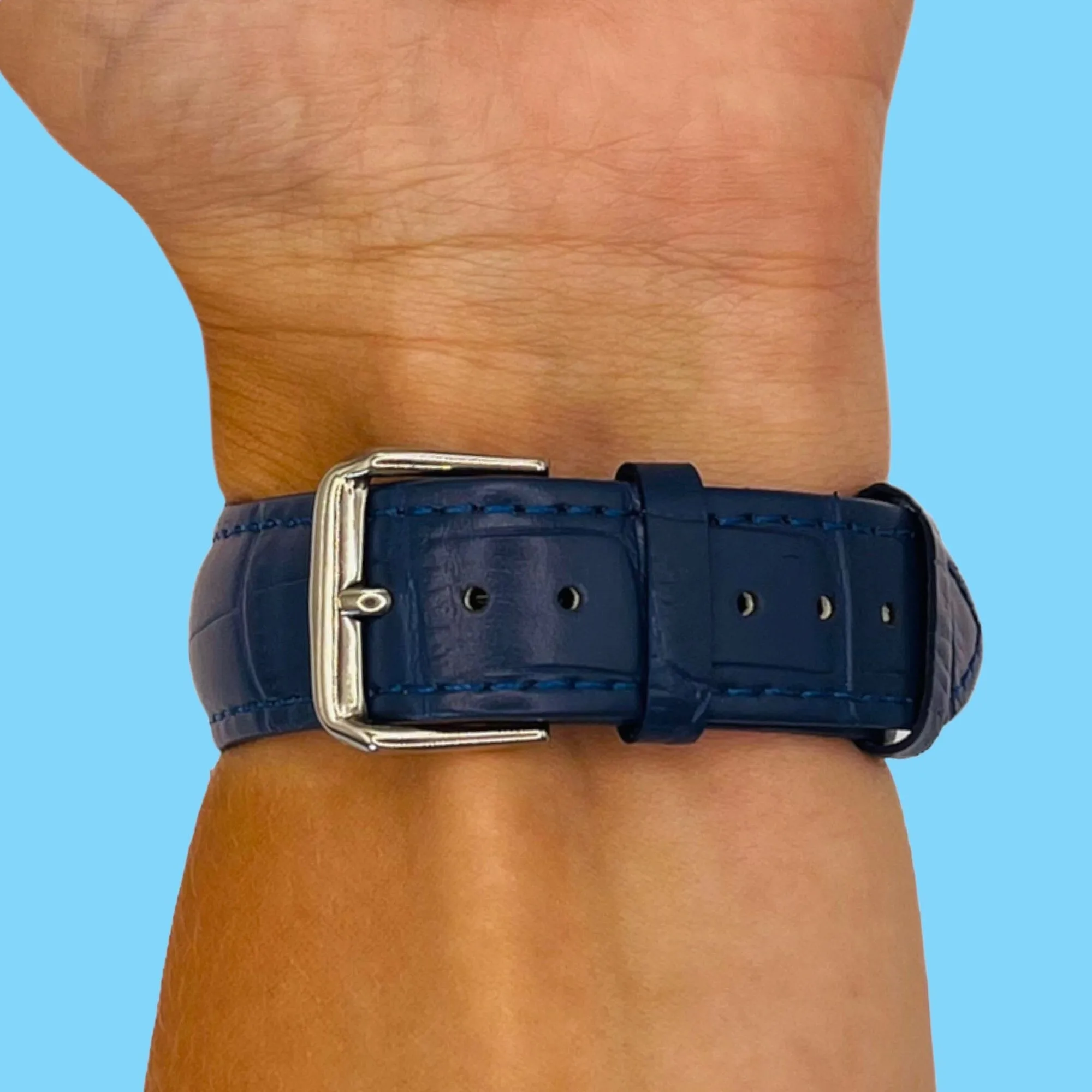 Snakeskin Leather Watch Straps Compatible with the Ryze Evo Smart Watch