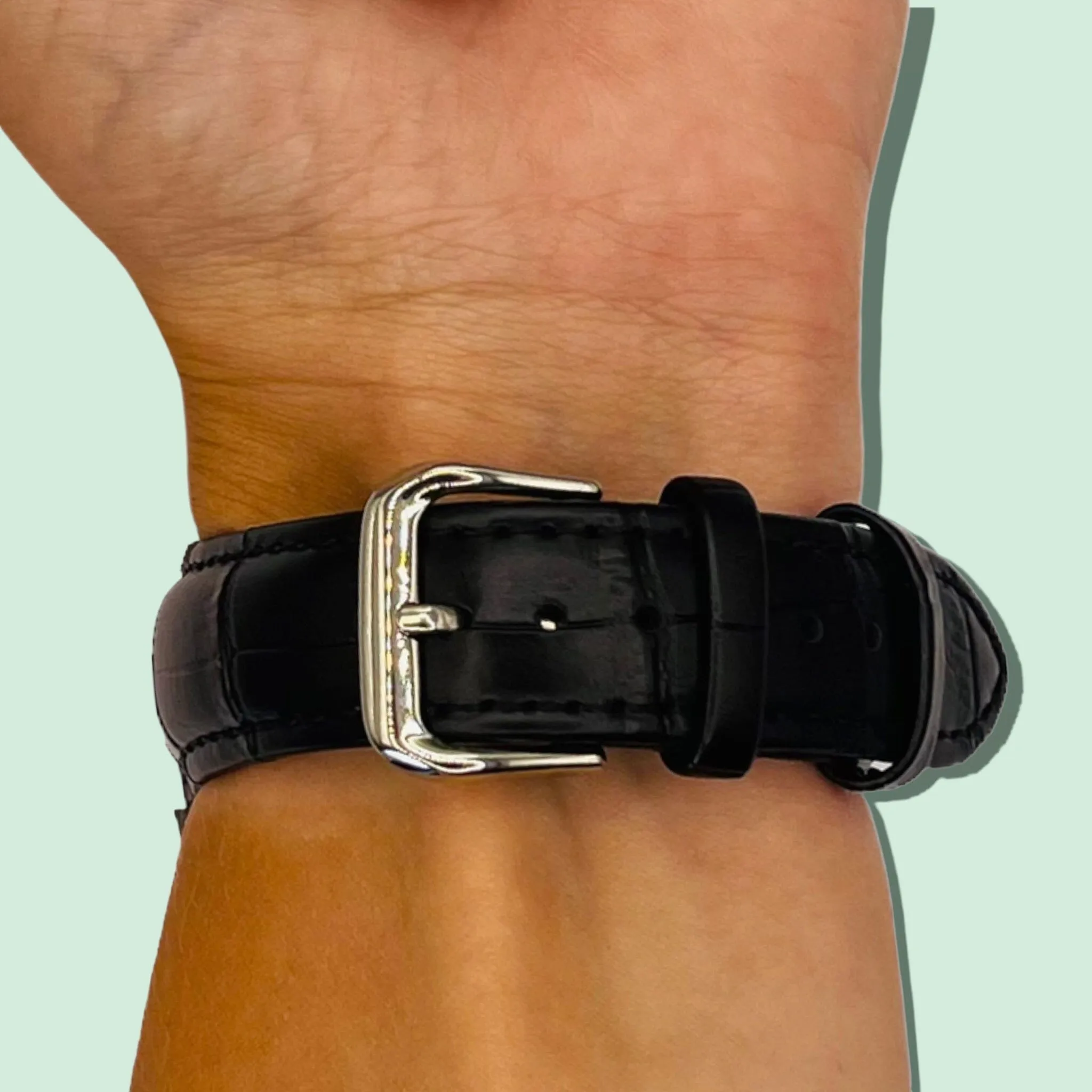 Snakeskin Leather Watch Straps Compatible with the Ryze Evo Smart Watch