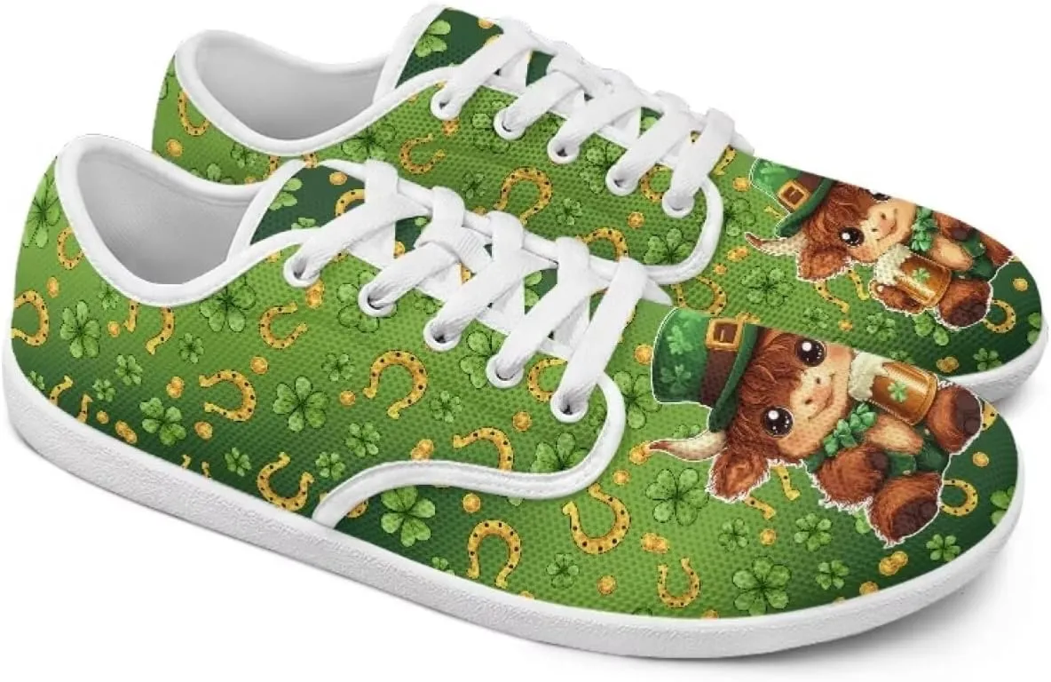 St. Patrick's Day Shoes for Women's Fashion Barefoot Sneakers Shoes Comfortable Quick Fit Sports Shoes