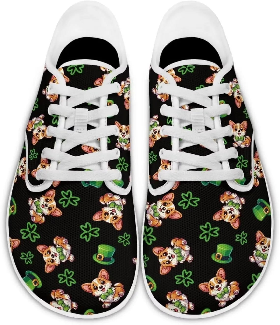 St. Patrick's Day Shoes for Women's Fashion Barefoot Sneakers Shoes Comfortable Quick Fit Sports Shoes